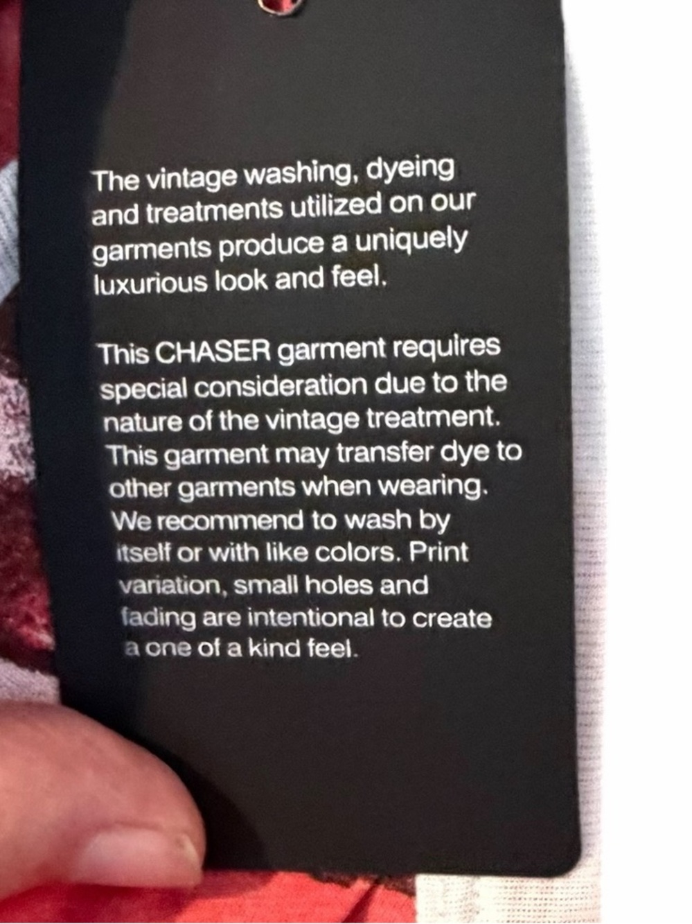 Chaser Red and Black Graphic Tank Top - Picture 2 of 5